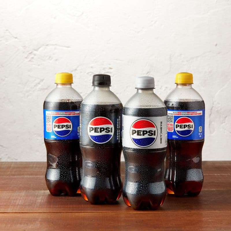 4 Bottled Pepsi Drinks