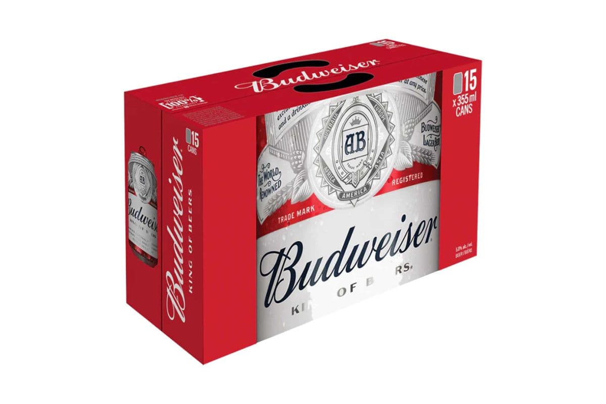 Budweiser 15pk (15 x 355ml)