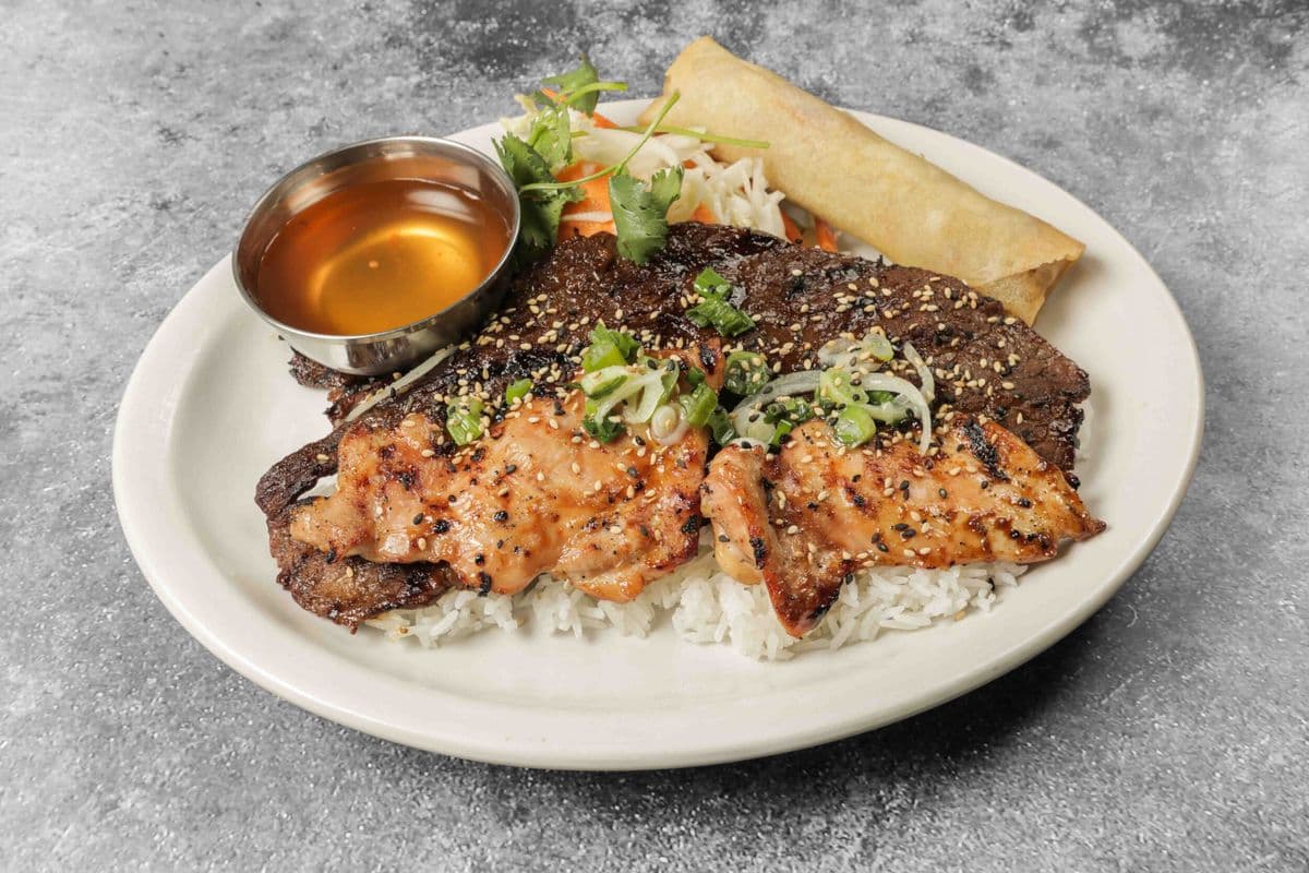 Combo A - Beef & Chicken with Rice