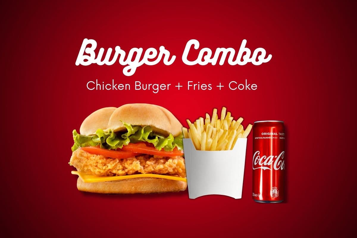 Chicken Burger Combo