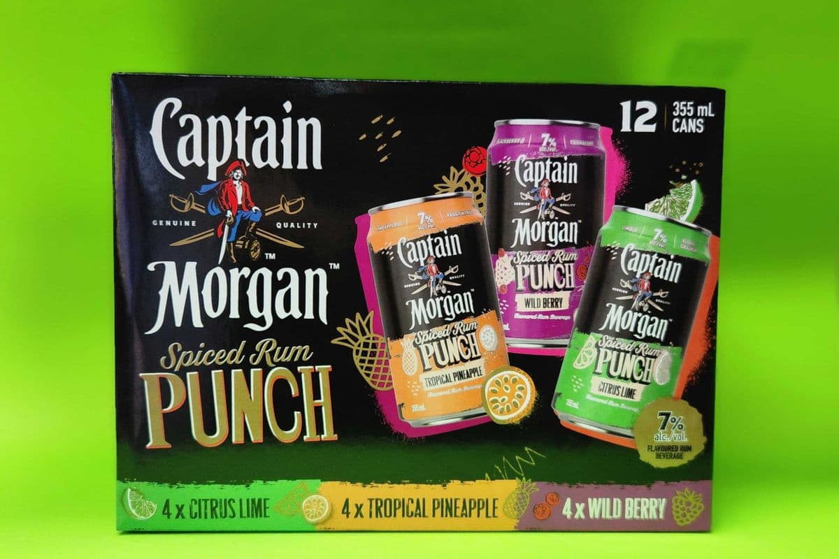 Captain Spiced Punch Mixer (12 x 355ml)