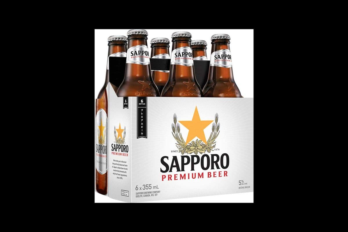 SAPPORO (6 x 355ML BOTTLES) (6 x 355ML)