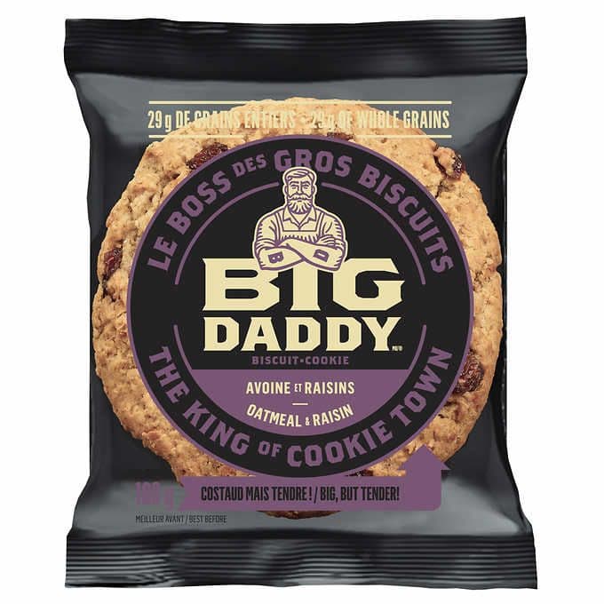 Big Daddy Biscuit Avoine et Raisin (100 g) / Oatmeal and Raisin Cookie (100 g)