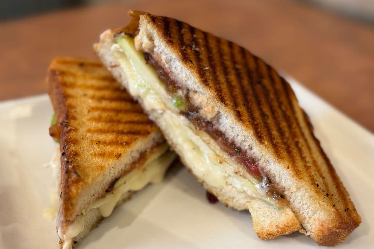 Apple Cran Brie Grilled Cheese