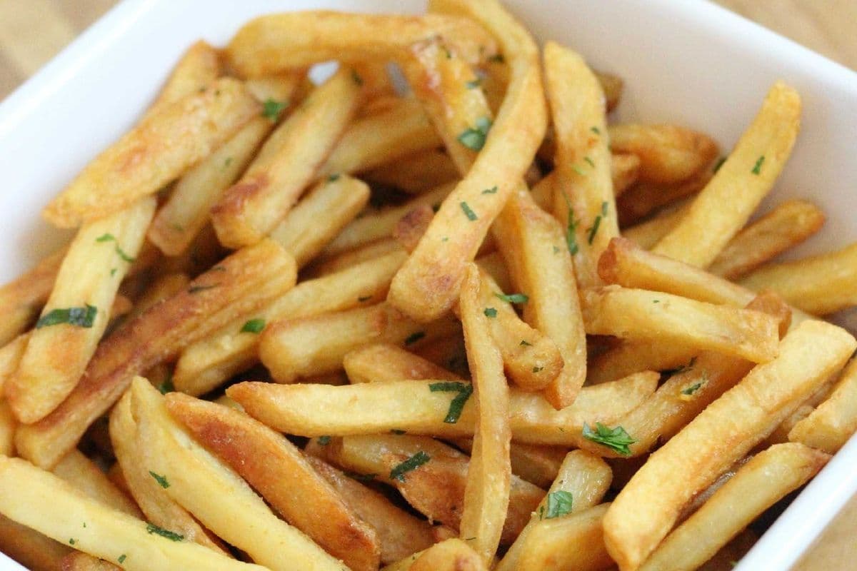 Homemade Fries and Garlic