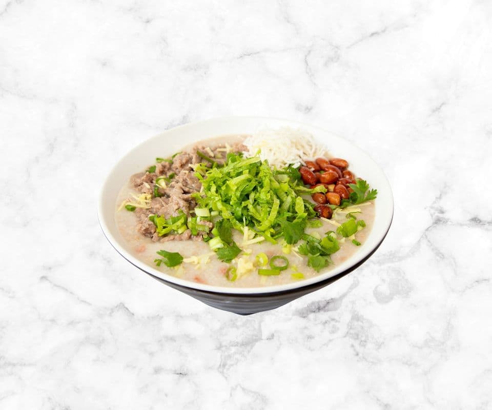C4 Minced beef Congee / C4 碎牛肉粥