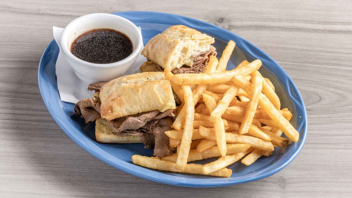 French Beef Dip Sandwich
