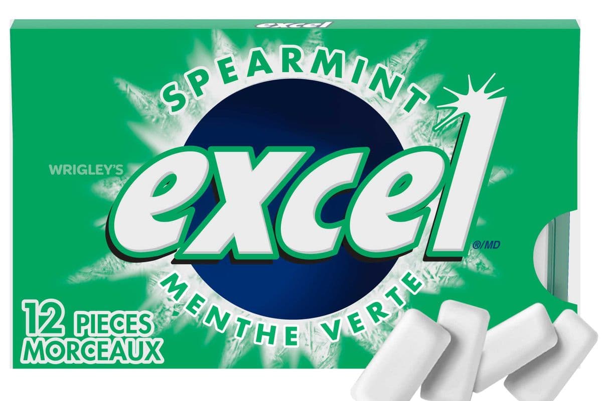 Excel Gum - Spearmint - 12 Pieces