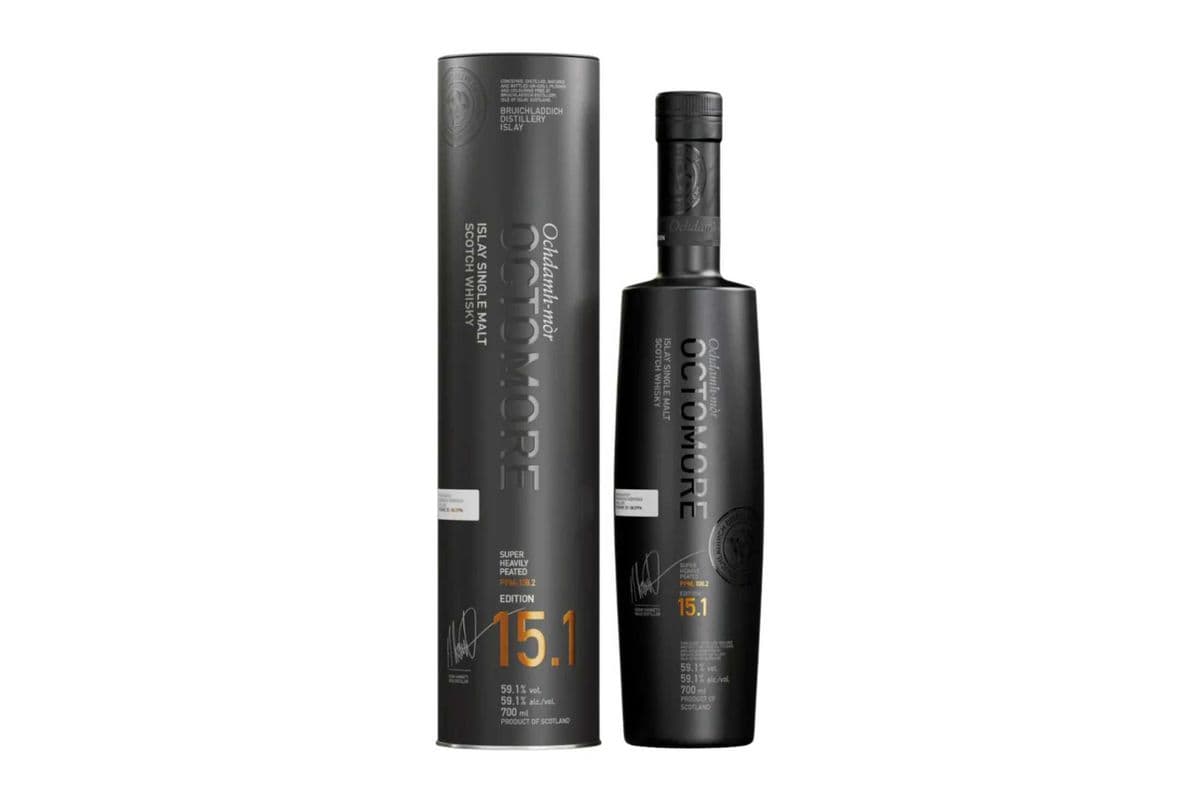 Bruichladdich Octomore 15.1 *Super Heavily Peated* *Islay Single Malt Scotch Whisky* (1 x 700ML)