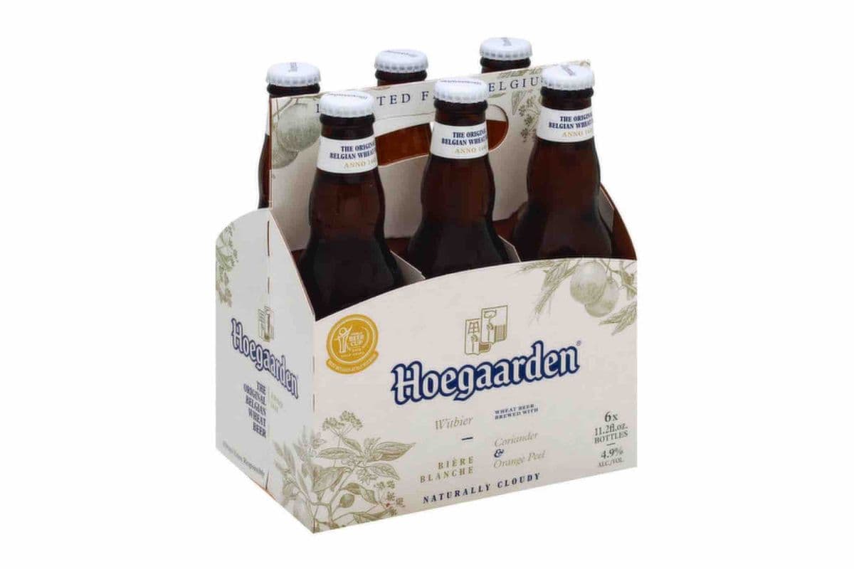 Hoegaarden Belgian Beer (6 x 330mL Bottles)