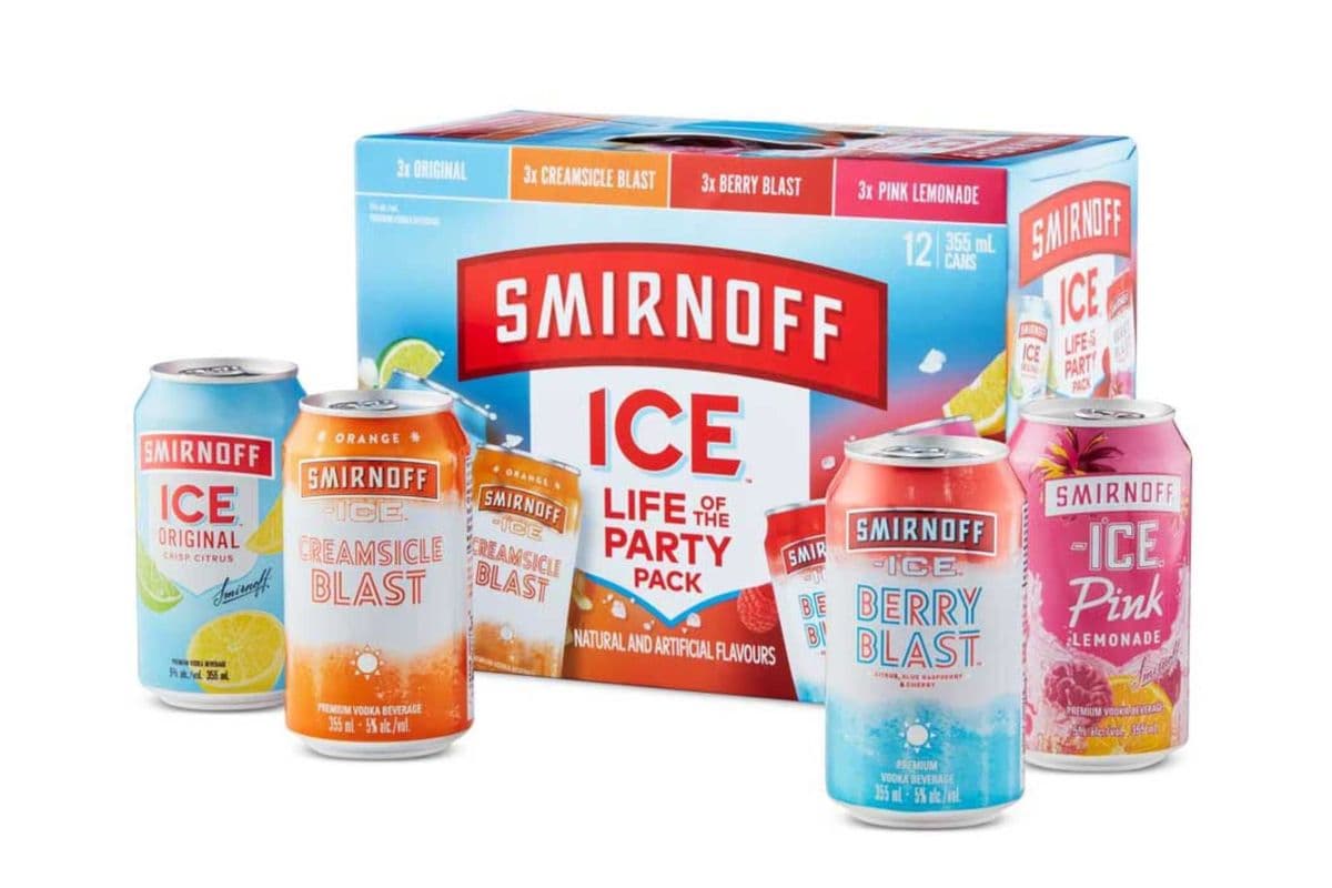 Smirnoff Ice Life Of The Party Pack 12x355ml (12 x 355 ml)