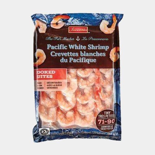 Irresistibles Crevettes blanches du Pacifique (340g) / Irresistibles Frozen Shelled, Deveined and Cooked Pacific White Shrimps (340g)