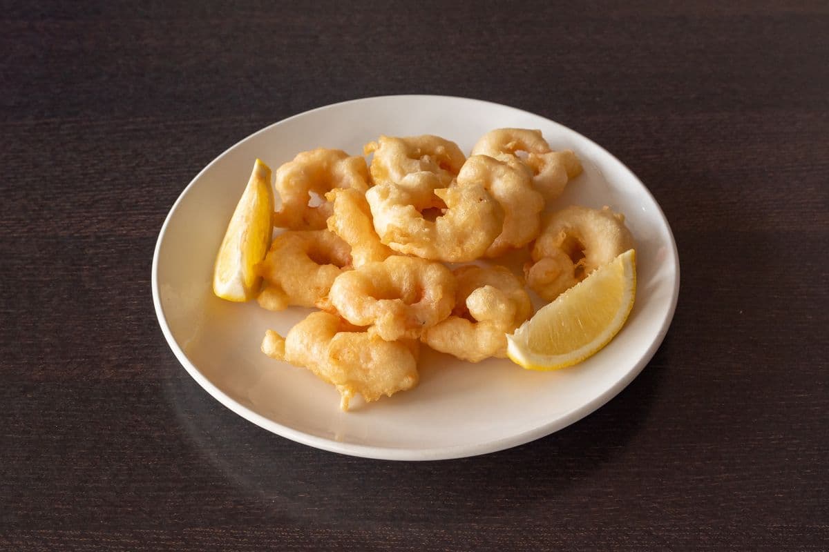 Breaded Shrimps with Lemon (12 pcs)