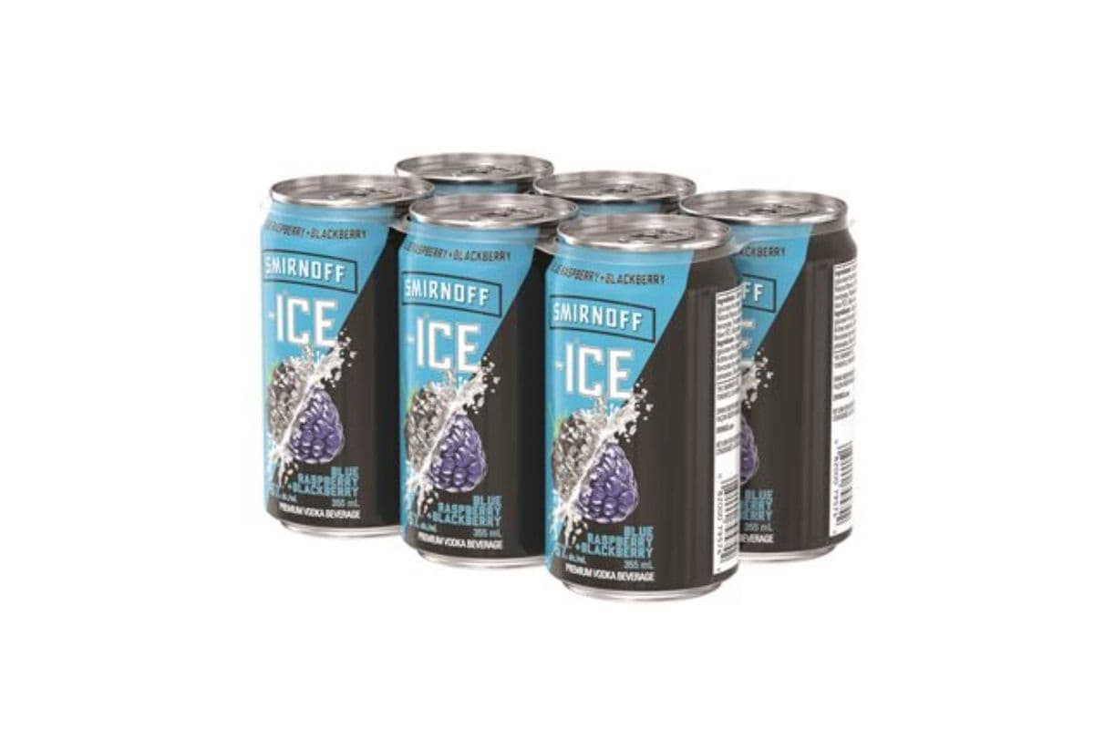 Smirnoff Ice Blue Raspberry Blackberry (6 Pack) (6 x 355ml)