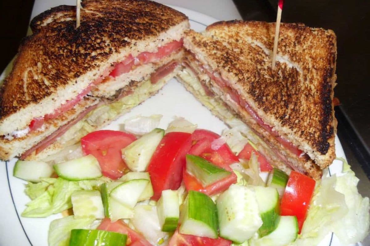 Club House Served with fries and pop,