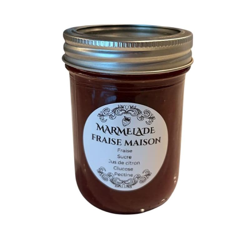 Marmelade fraises fait maison / Homemade strawberry marmalade