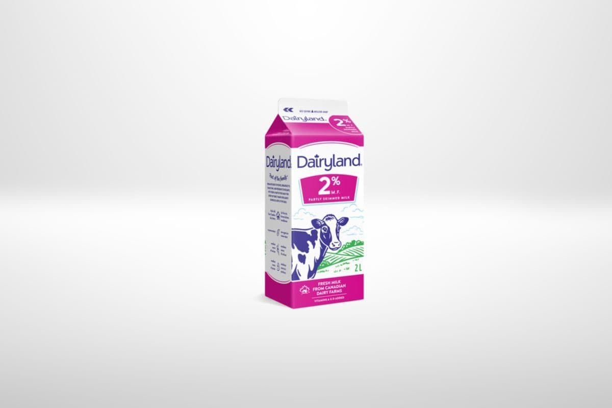 Dairyland 2% Milk (2 L Carton)