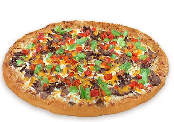 12" Medium New York Philly Cheesesteak Pizza