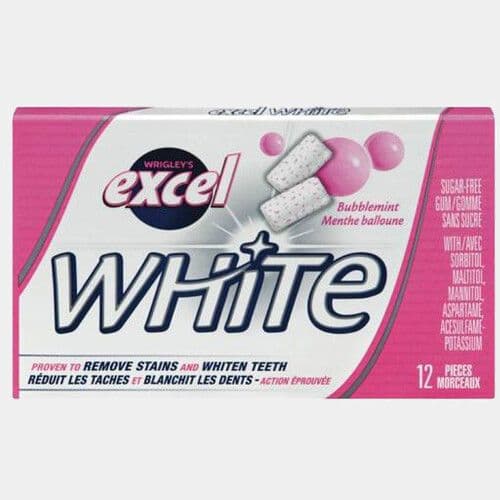 Excel Menthe balloune (12 mcx) / Excel White Bubblemint (12 pcs)