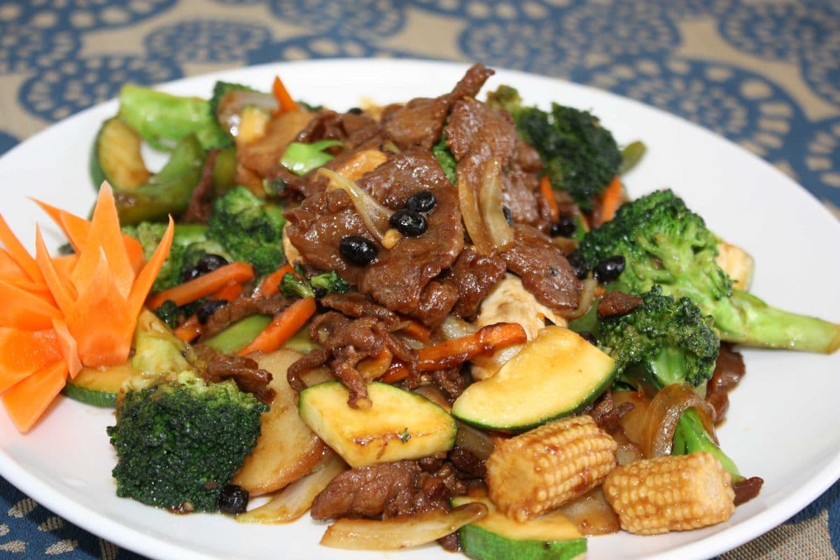 Beef in Black Bean Sauce