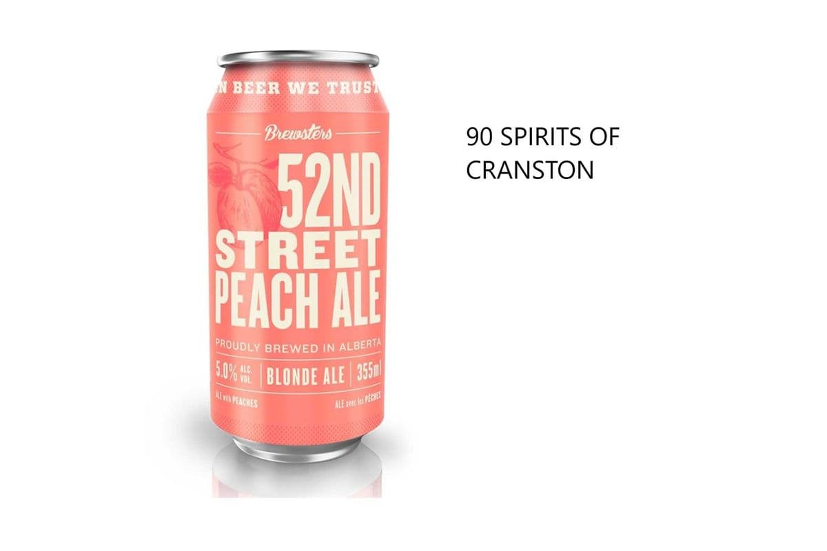 BREWSTERS 52ND STREET PEACH ALE 6 CANS (1 x 6x355ML)