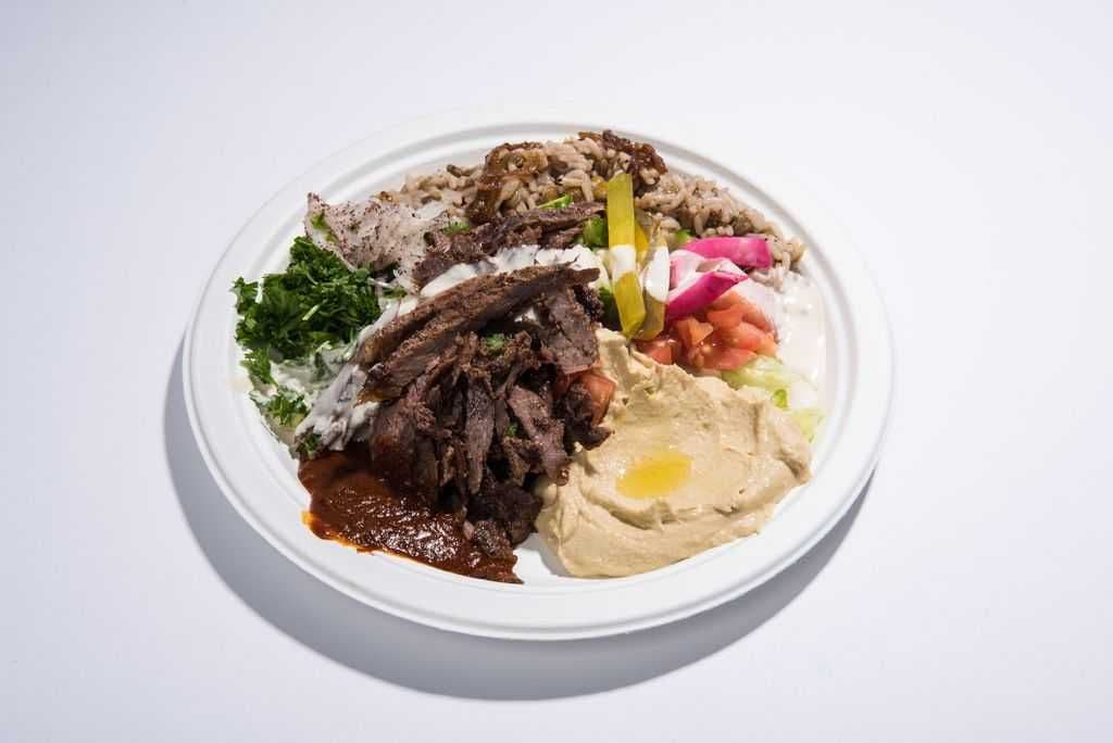 Beef shawarma plate