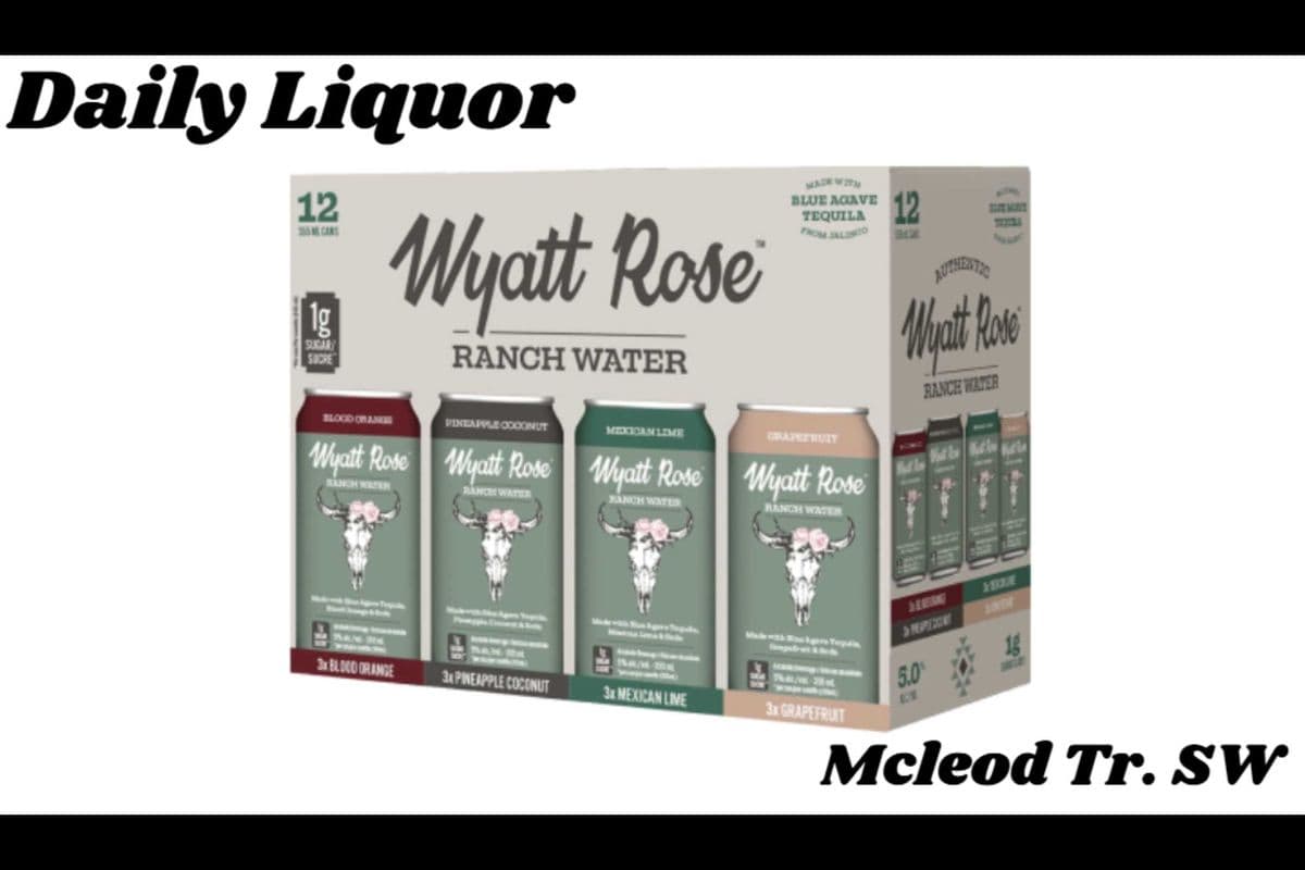 WYATT ROSE RANCH WATER MIXED 12 CANS (1 x 12*355)