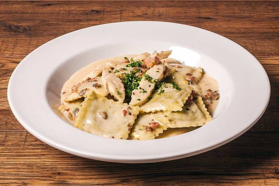Chicken Alfredo Ravioli