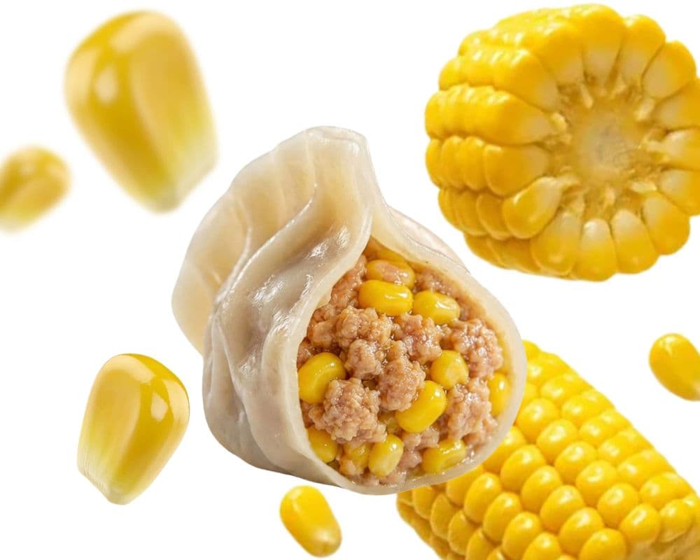 42. Chicken & Corn Dumpling / Poulet et Maïs Dumpling