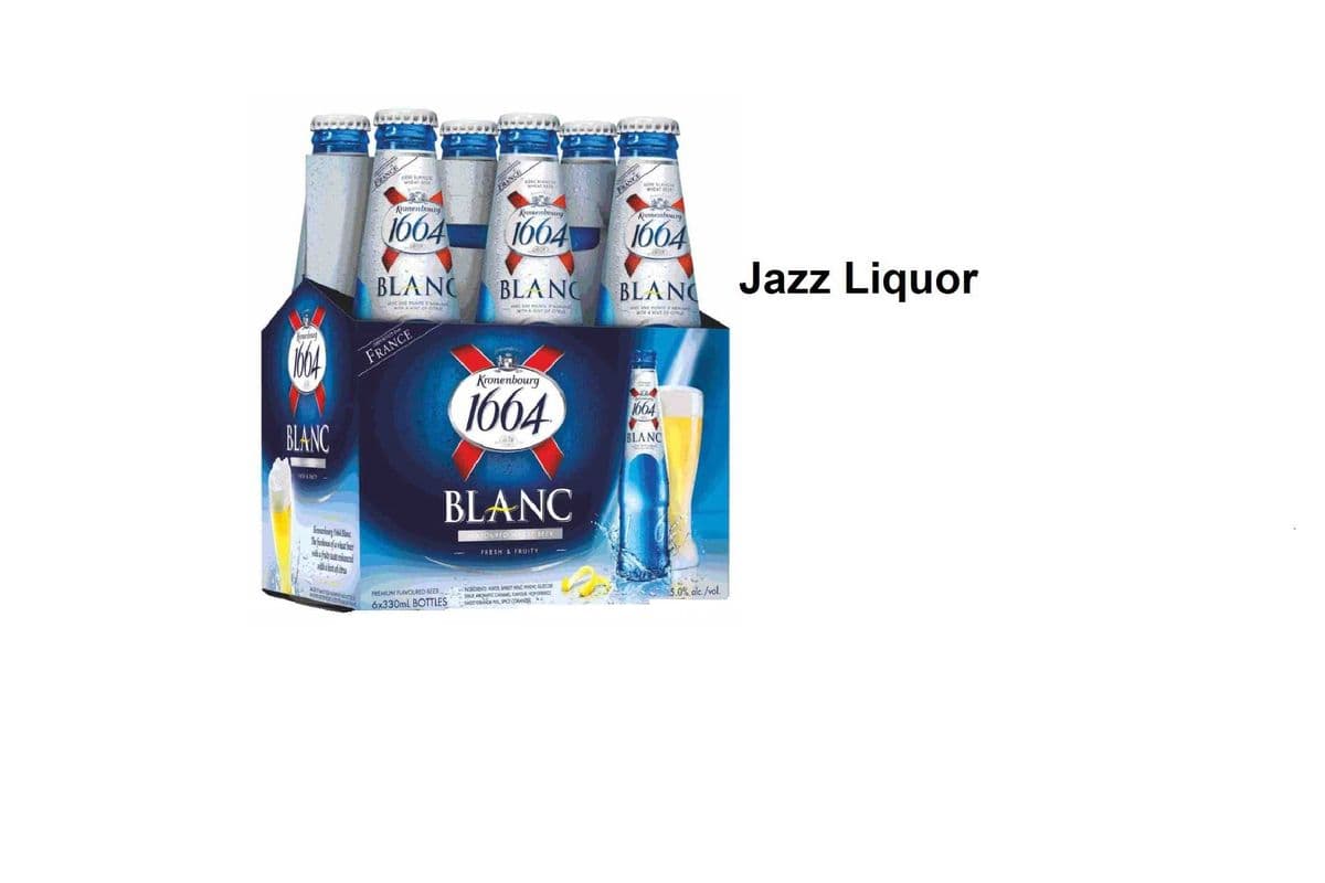 KRONENBOURG 1664 BLANC 6 BOTTLES (1 x 6x330ML)