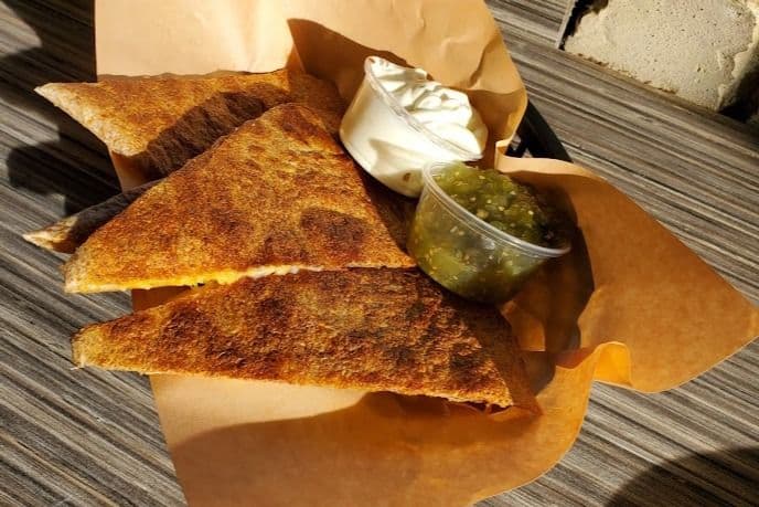 Rubbed and Roasted Tofu Quesadilla