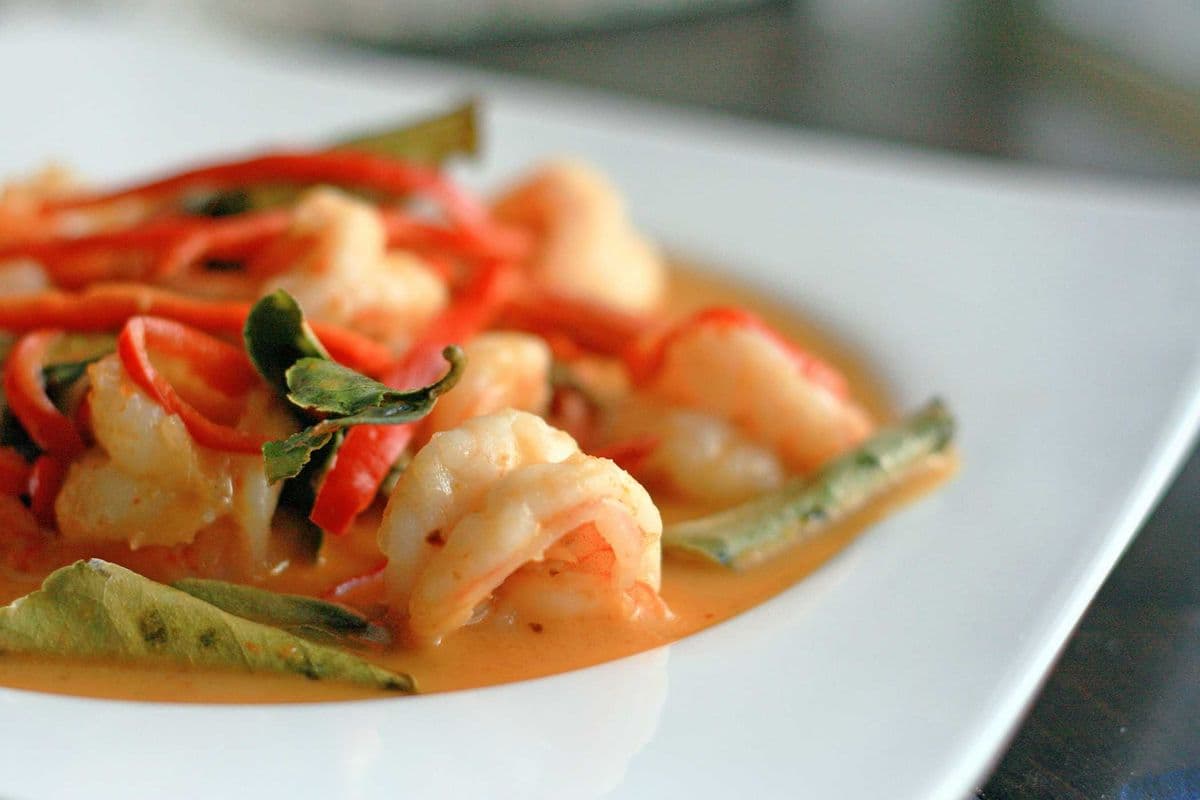 456 Stir-fry Shrimp in Sweet Coconut Sauce (spicy)