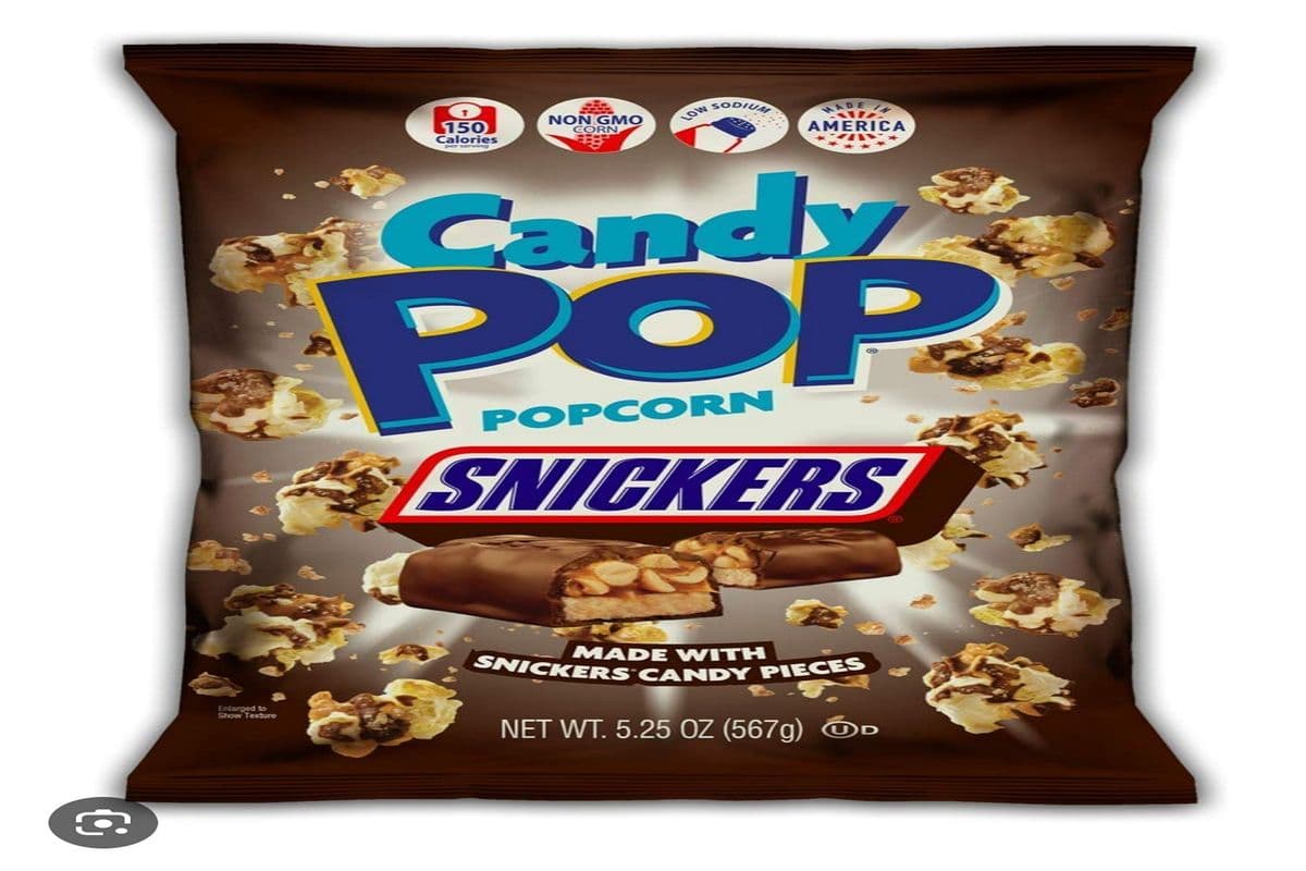 Candy Popcorn Snickers