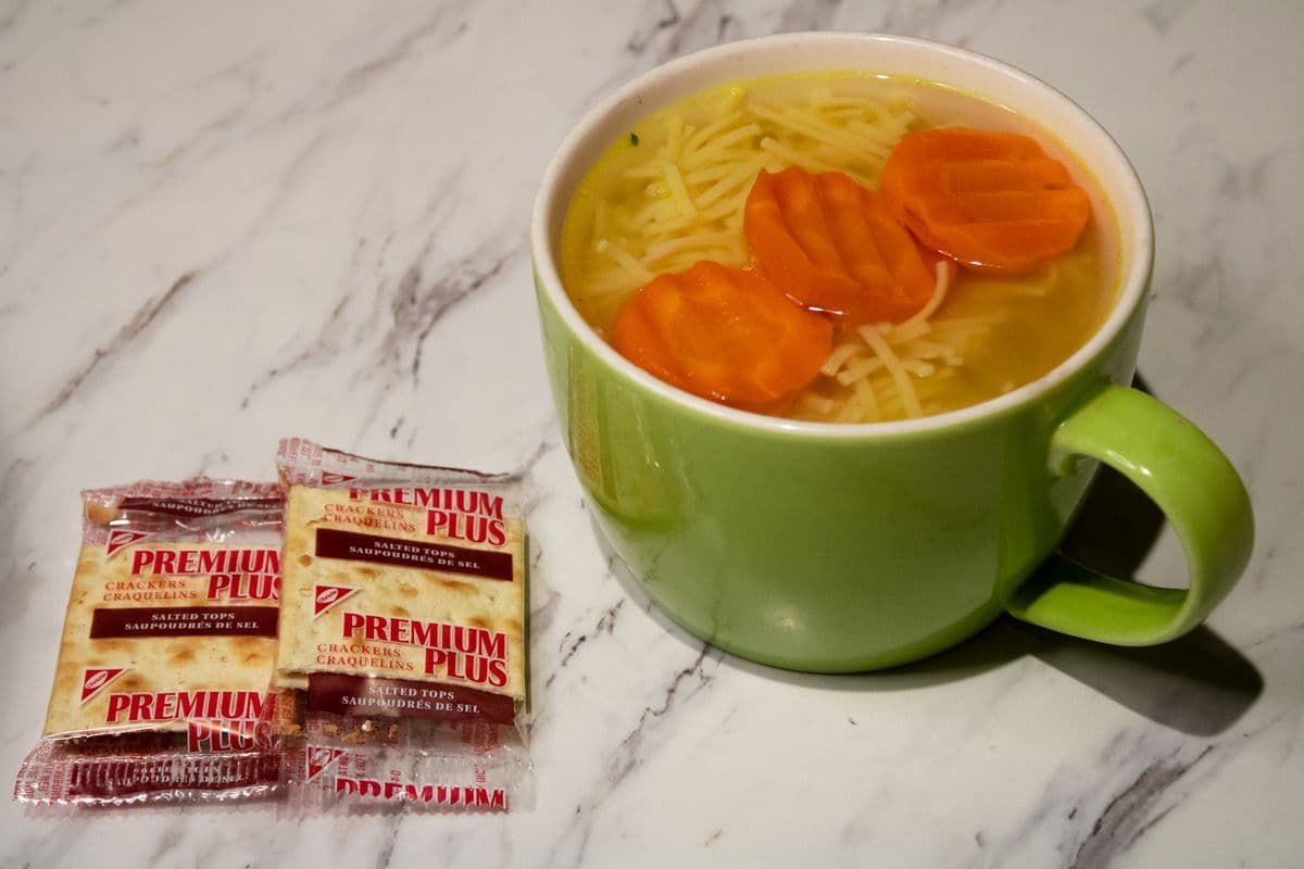 Cup of Chicken Noodle Soup