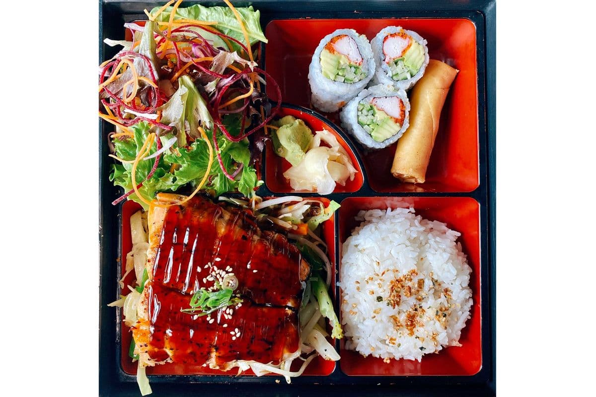 Salmon Teriyaki Bento