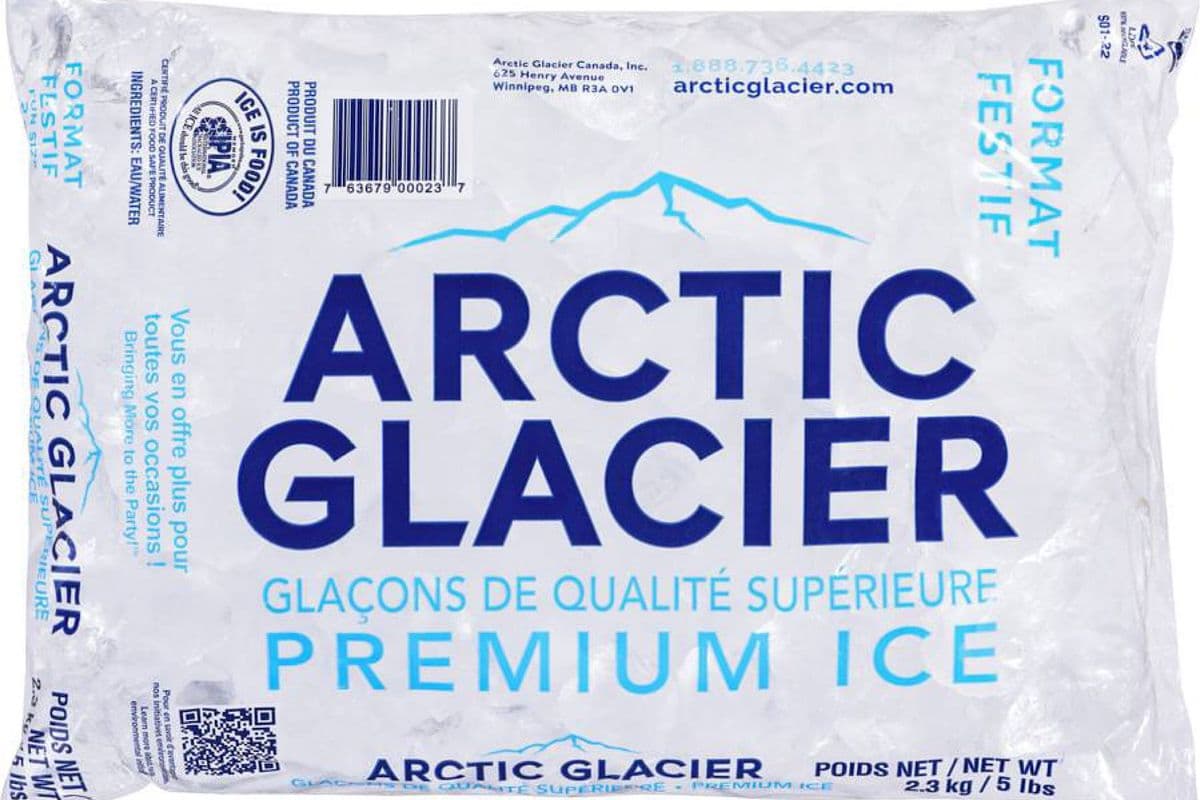 Sac de Glaçons Arctic Glacier / Bag of Arctic Glacier Cubed Iced (5 lb / 2.3 kg)