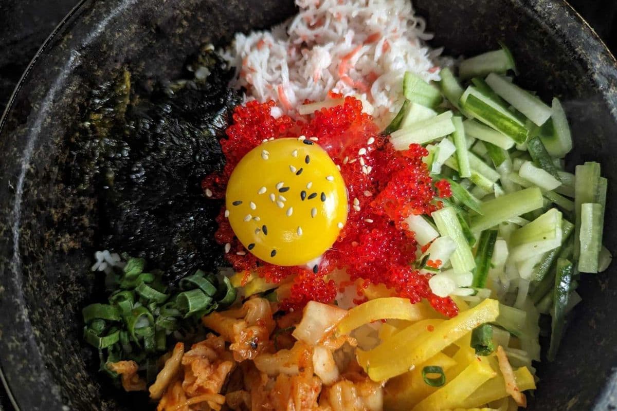 Flying Fish Roe Bibimbap