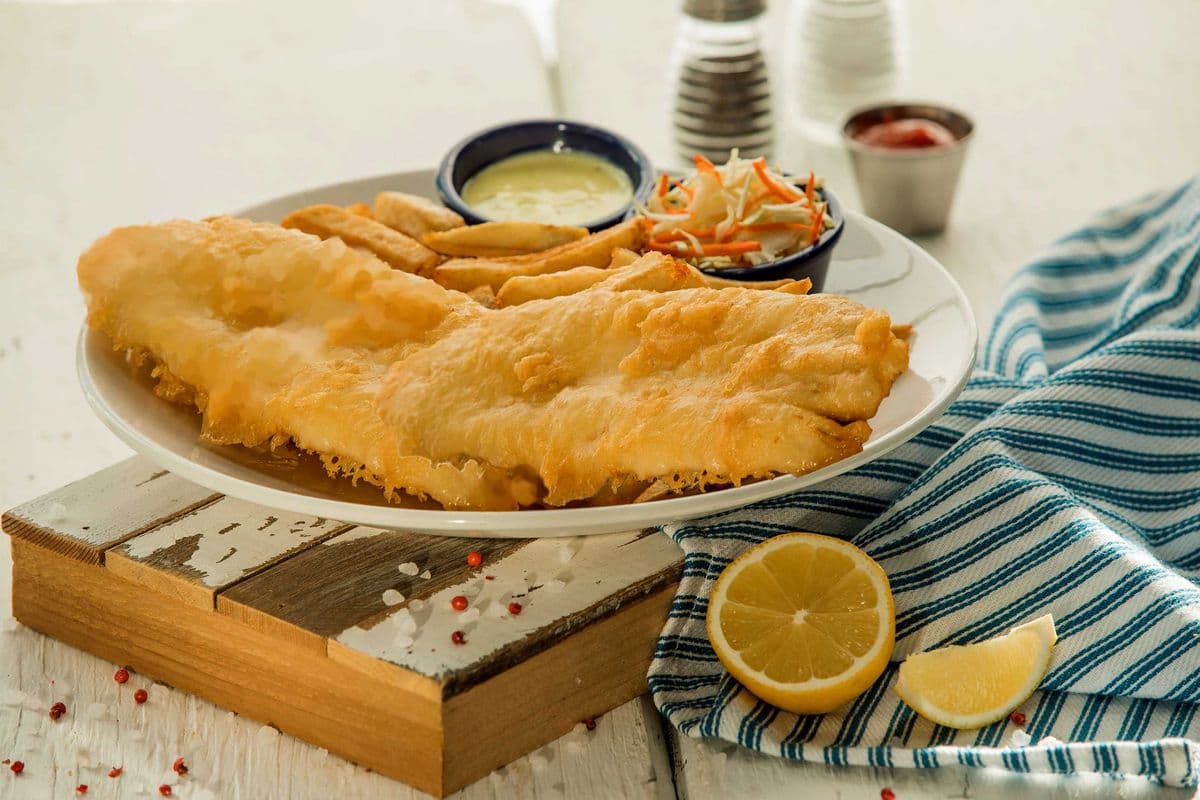 HADDOCK. 2pc Fish & large chips
