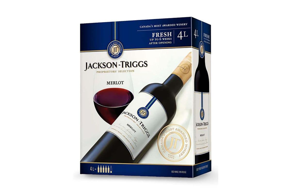 749241. Jackson Triggs Merlot (4 L) (1 x 4L)