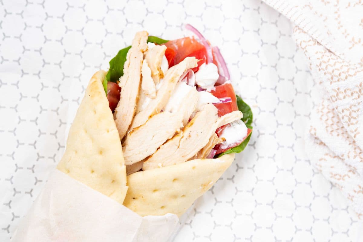 Chicken Tzatziki Pita