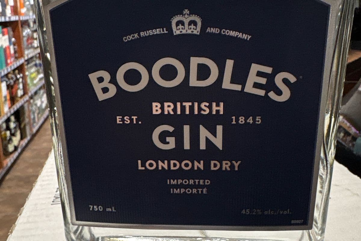 Boodles british gin (1 x 750ml)