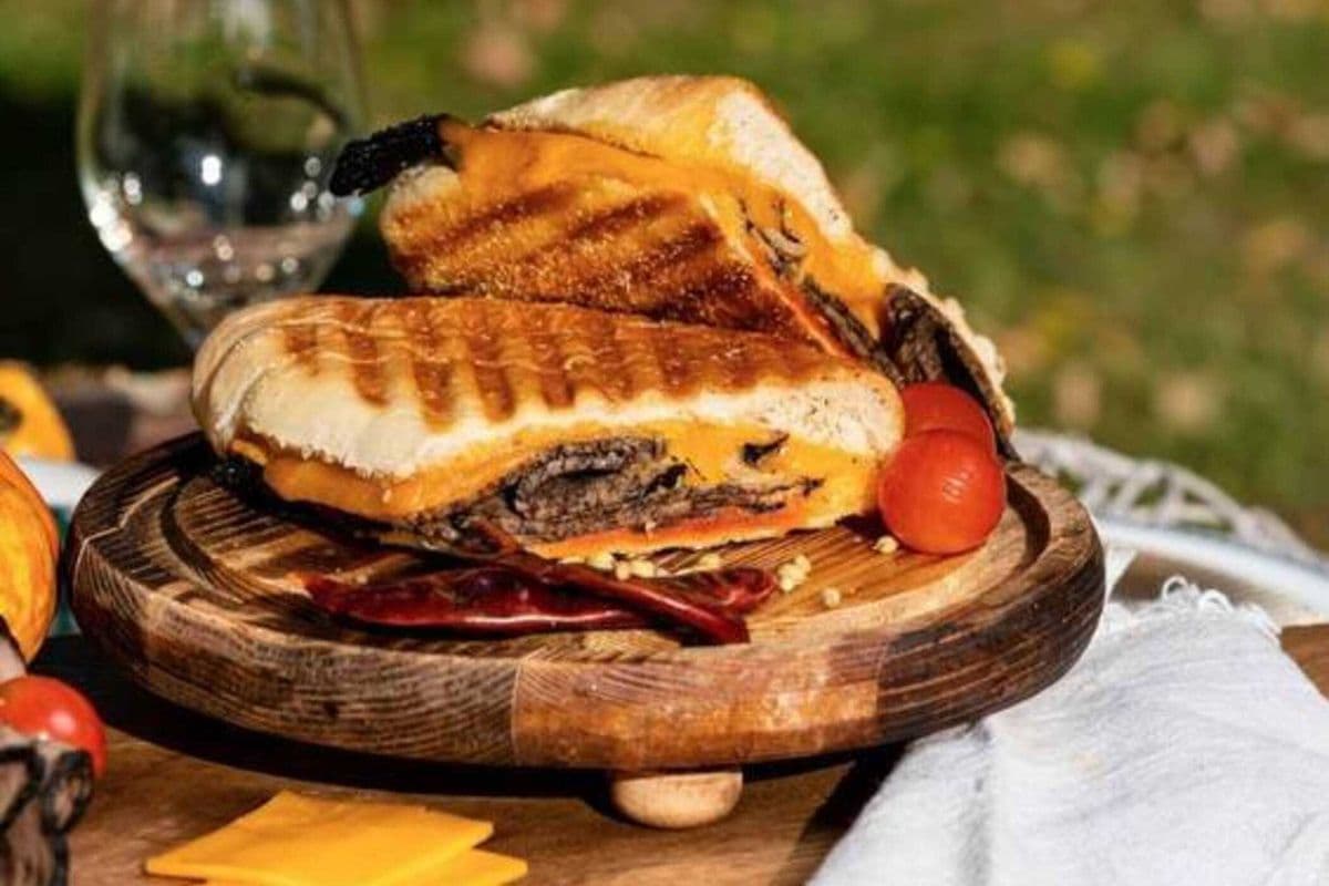 Steak and Cheese Panini