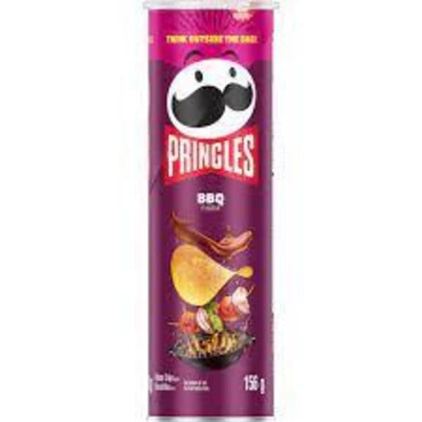 Pringles Croustilles BBQ 156g/ Pringles BBQ Potato Chips 156g