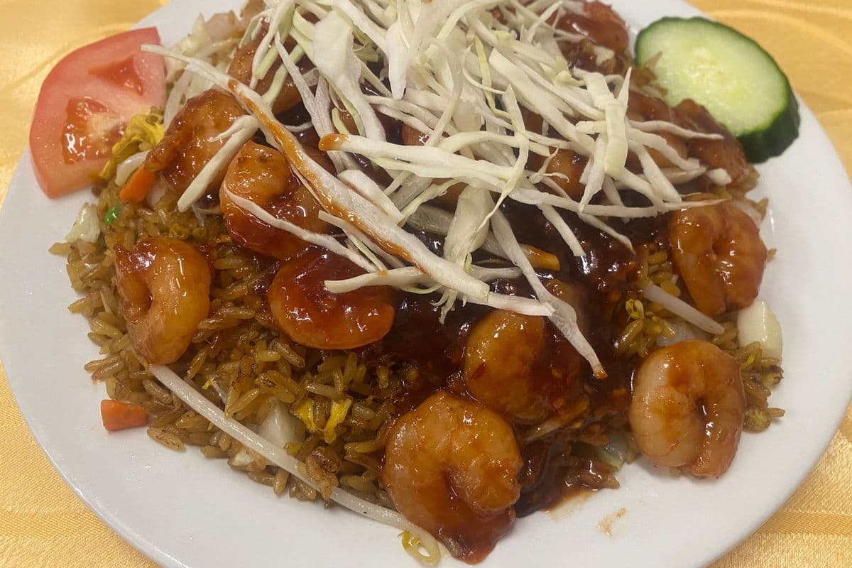 Guyana Style Shrimp Fried Rice