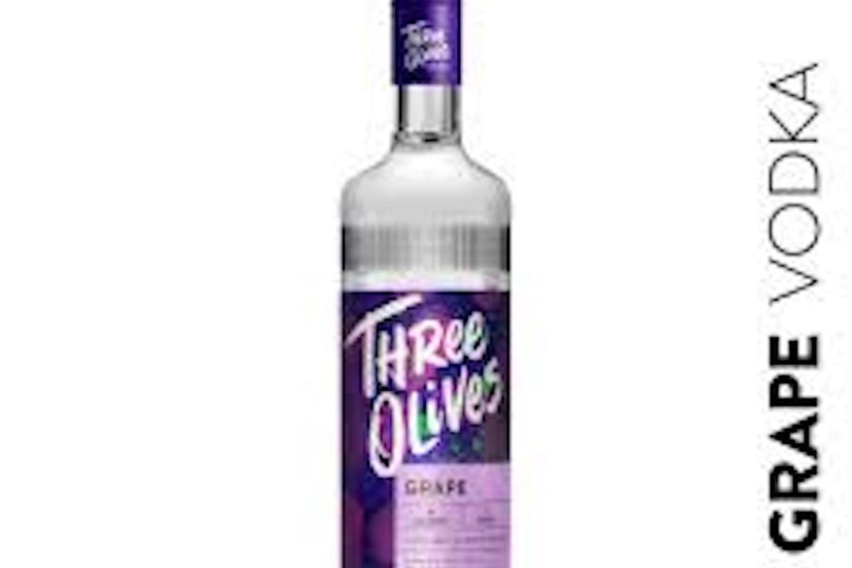 Three Olives Grape Vodka (750 ml) (1 x 750ML)