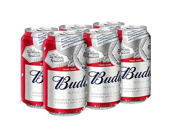 Budweiser Lager, 6 x 355 ml