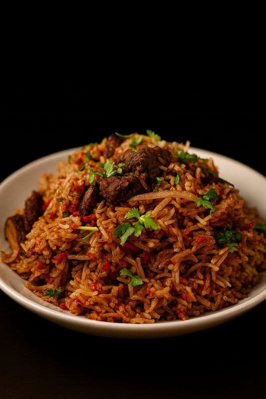 Lamb Fried Rice / Riz Frit à l’Agneau