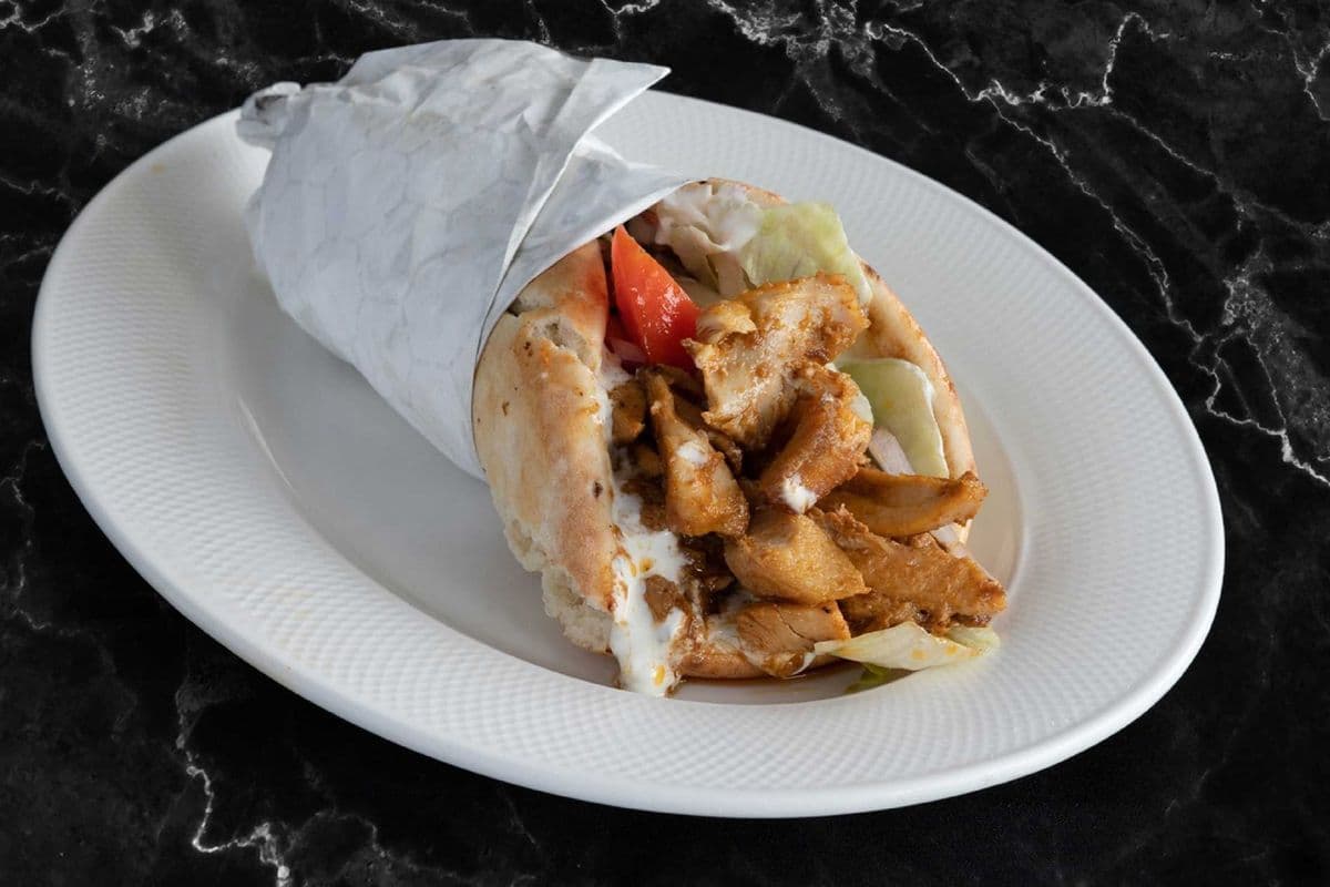 Chicken Gyro on a Pita