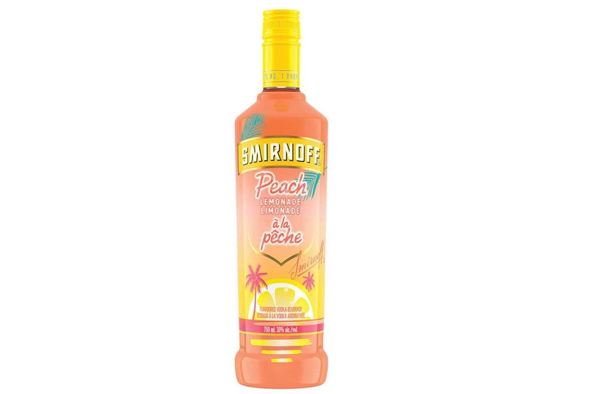 Smirnoff Peach Lemonade 750ML (1 x 750 ML)