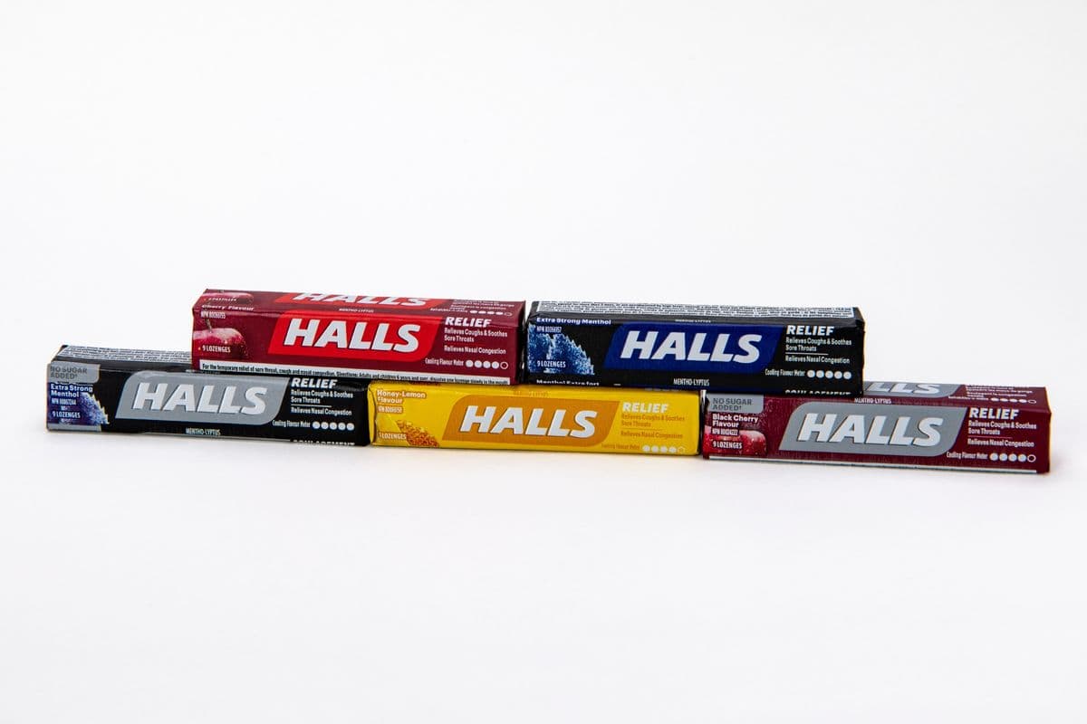 Halls Throat Lozenges (9 pcs)